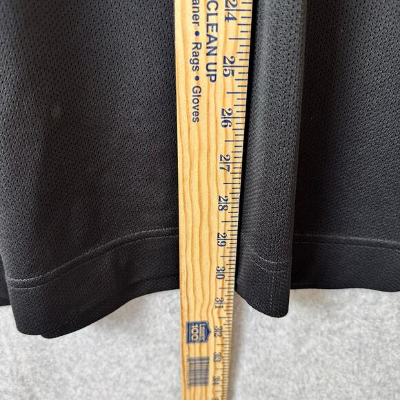 Nike Mesh Sleeveless Muscle Shirt Mens Large Black Dri-Fit Workout Running Gym - Picture 6 of 9